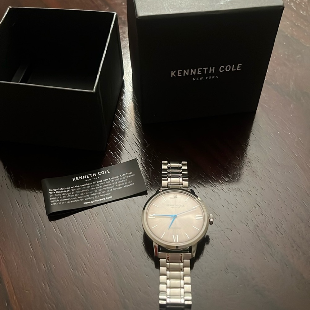 Kenneth Cole New York silver stainless steel men’s watch